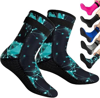 3mm Wetsuit Socks,Thermal Wetsuit Socks, Quick-Drying Diving Socks Boots for Diving Snorkeling Surfing Kayaking