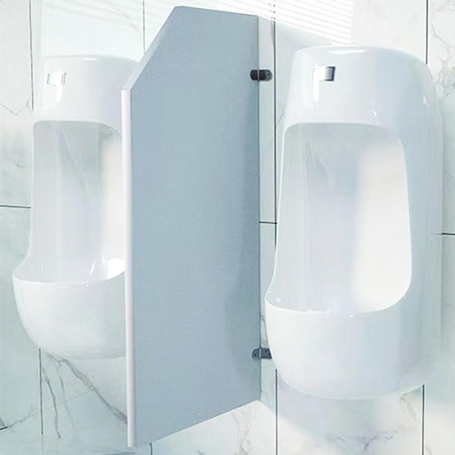 Urinal-Trennwand für Herren, für öffentliche Toiletten, Schulen und Einkaufszentren, Hygiene- und Komfort-Lösung für mehr Privatsphäre, 2 Stück