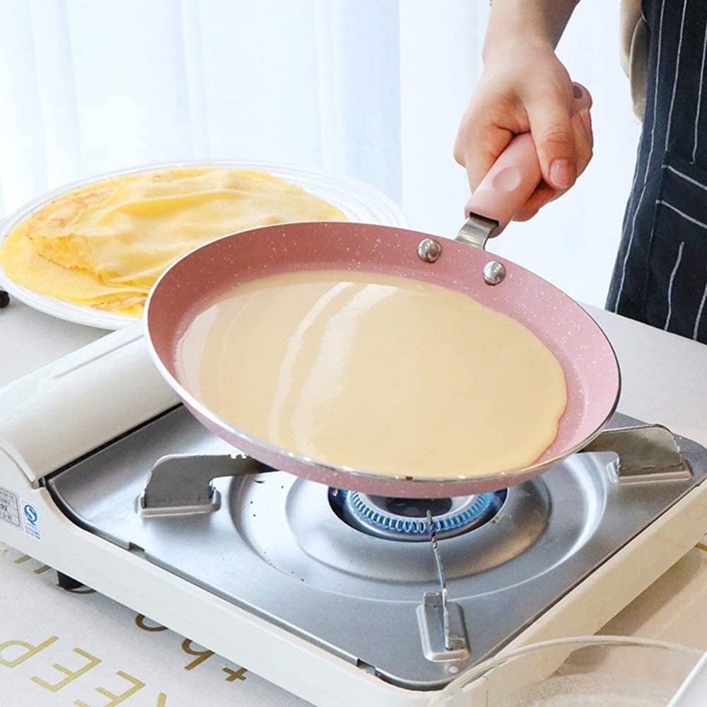Pfannen Praktische Bratpfanne, Omelettpfanne, Pfannkuchenpfanne – Küchenhelfer for Zuhause und Restaurant(8inch)