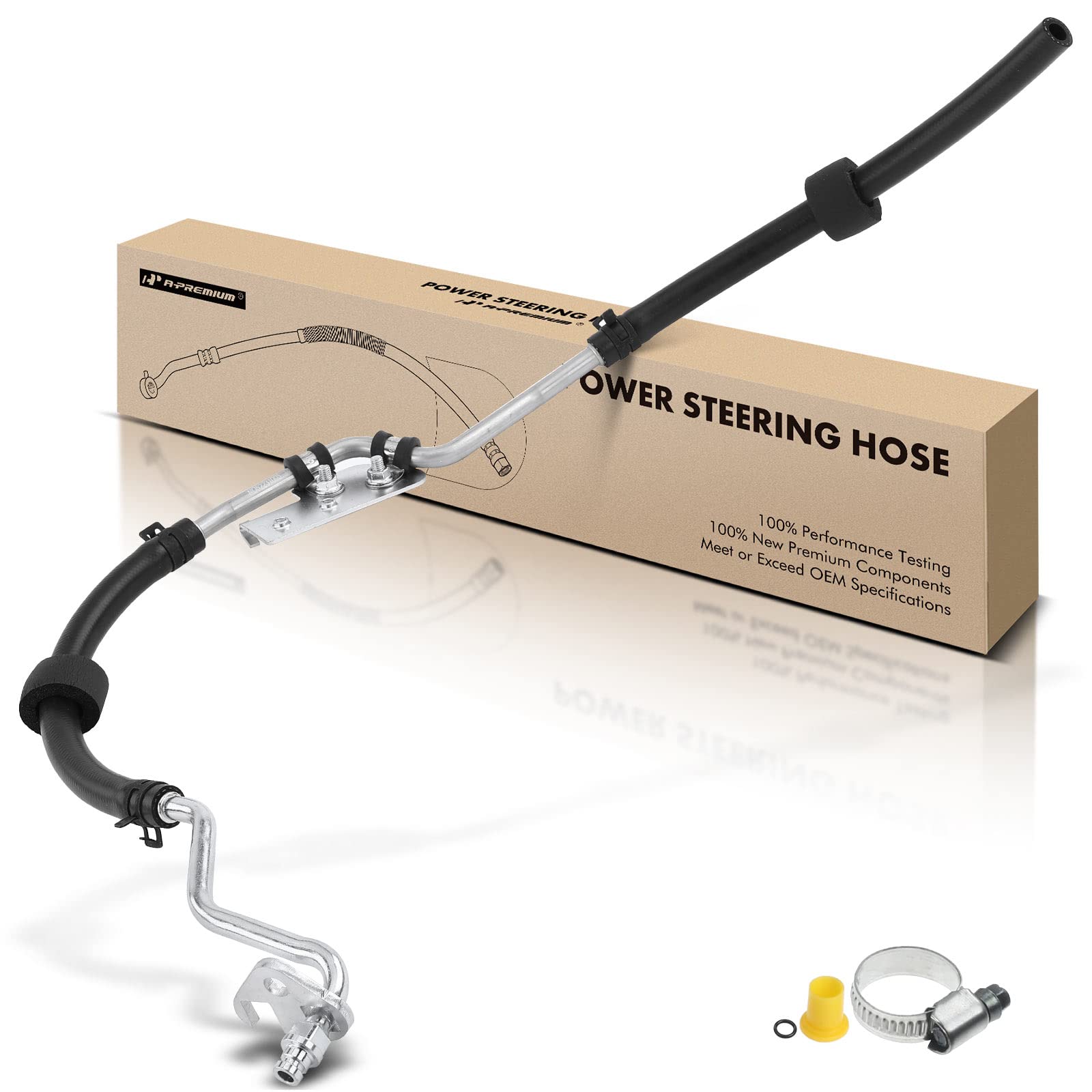 A-Premium Power Steering Hose Return Hose Line Assembly Compatible with Mercedes-Benz C230 C240 C280 C32 AMG C320 C350 Gear/Rack Pinion To Reservoir