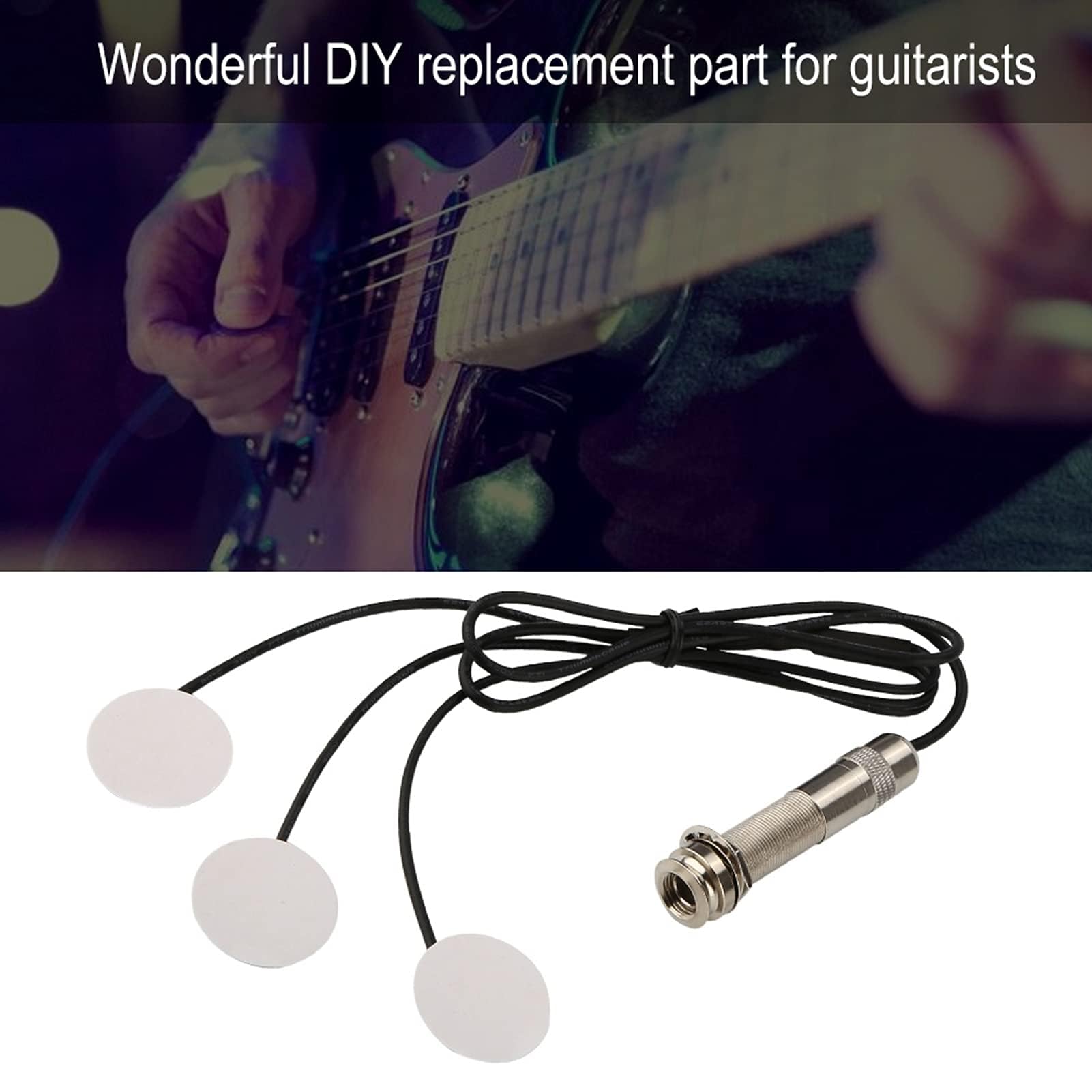 Przetwornik piezoelektryczny przetwornik gitarowy wstępnie okablowany wzmacniacz do instrumentów akustycznych