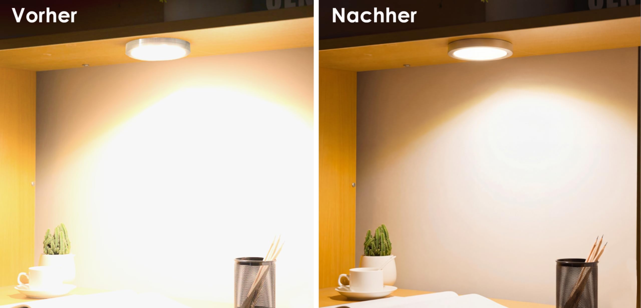 KROPP Selbstklebende Dimmfolien für LED Lampen, 7 cm Kreiszuschnitt, Farbfilter zur Abdunkelung, 3 Intensitäten Neutraldichte (ND) Graufilter, Lichtdämpfung, Filterset mit 9 Stück (⌀ 70 mm)