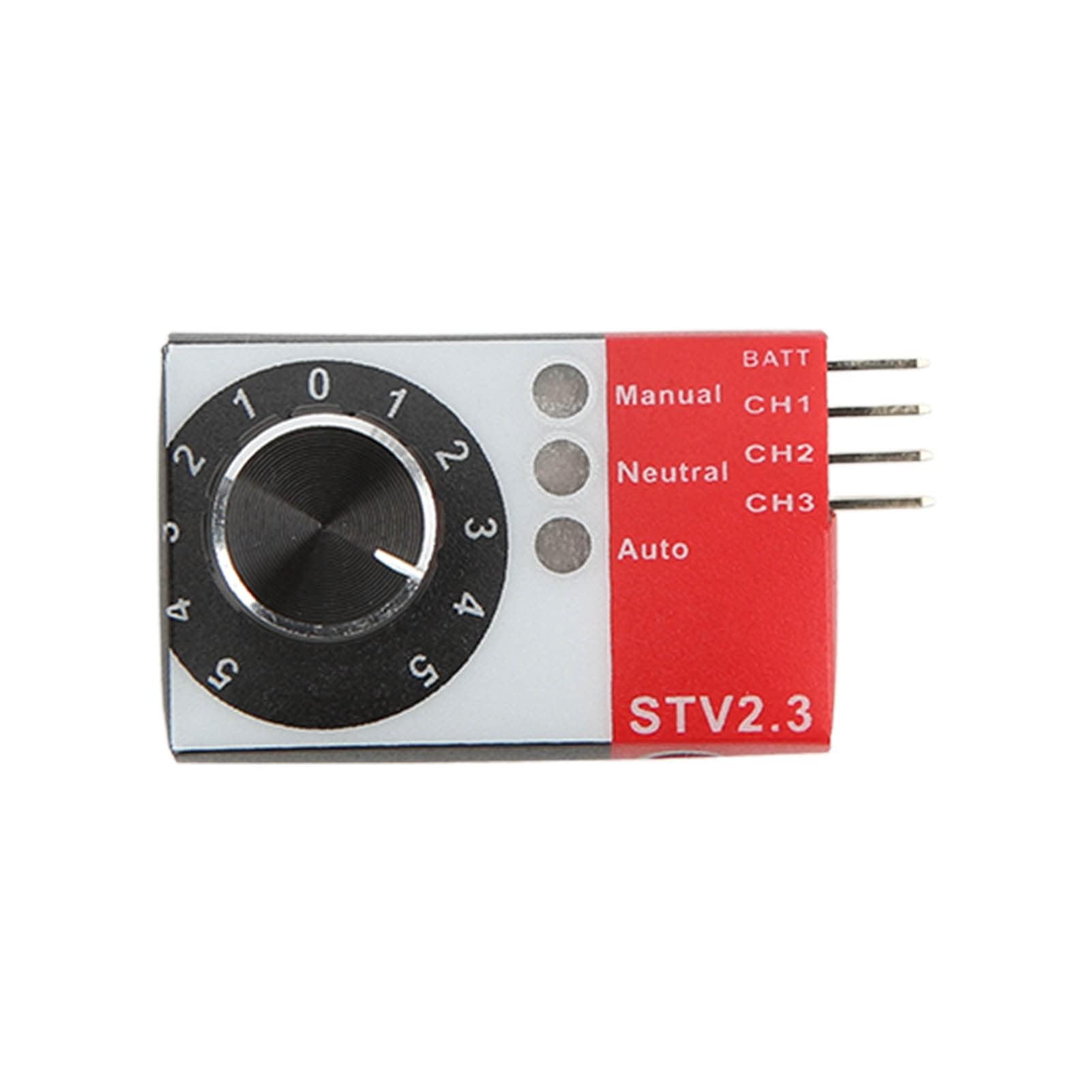 Testeur de servo RC, mini testeur de servo d'hélicoptère RC haute précision 4,8 V-6,0 V STV2.3 testeur de mécanisme de direction de réglage pour modèle de télécommande