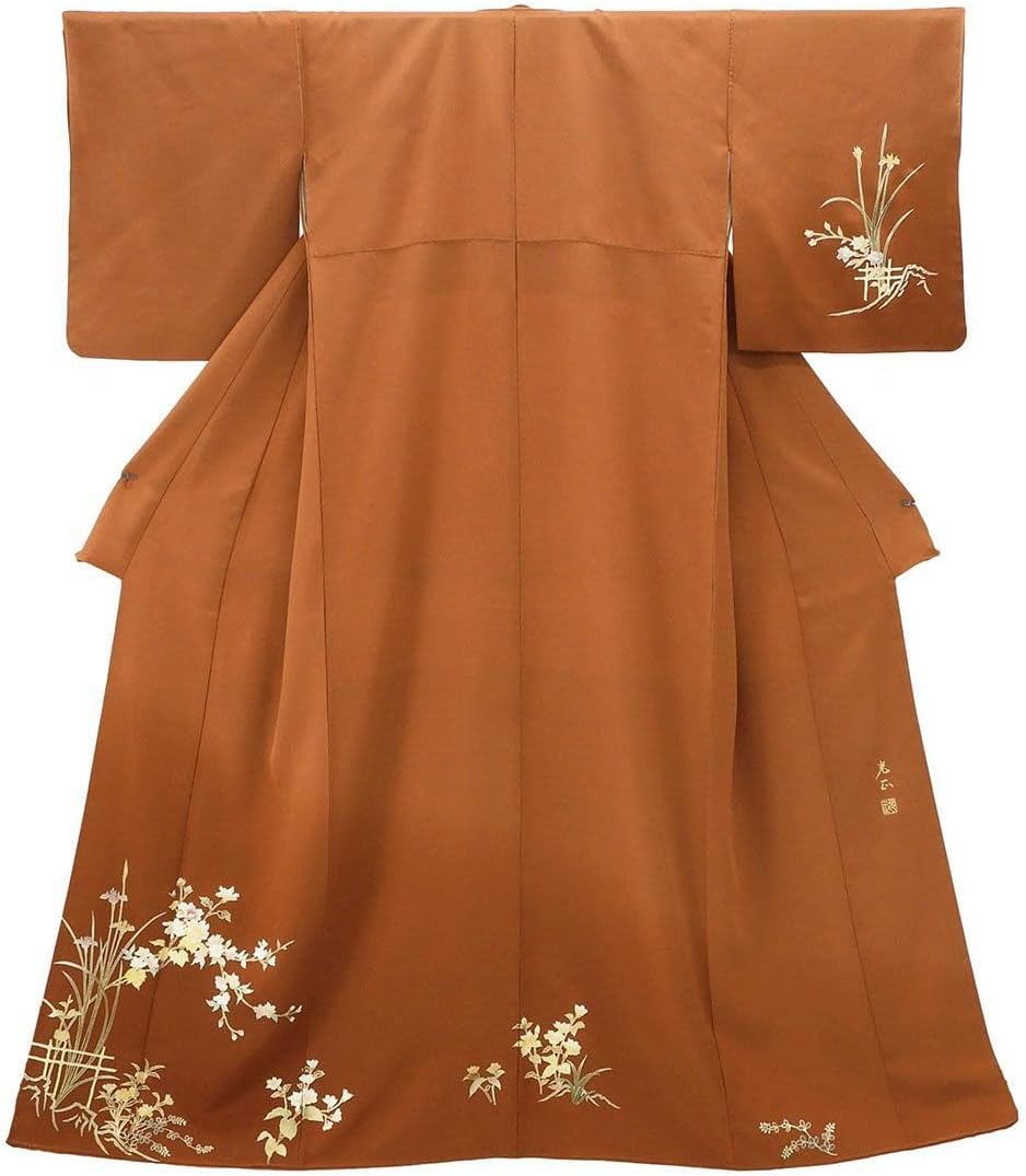 訪問着フルセット　着物　正絹　金彩加工　蝶　G6 訪問着フルセット 着物 正絹 金彩加工 蝶 G6 訪問着フルセット 着物 正絹