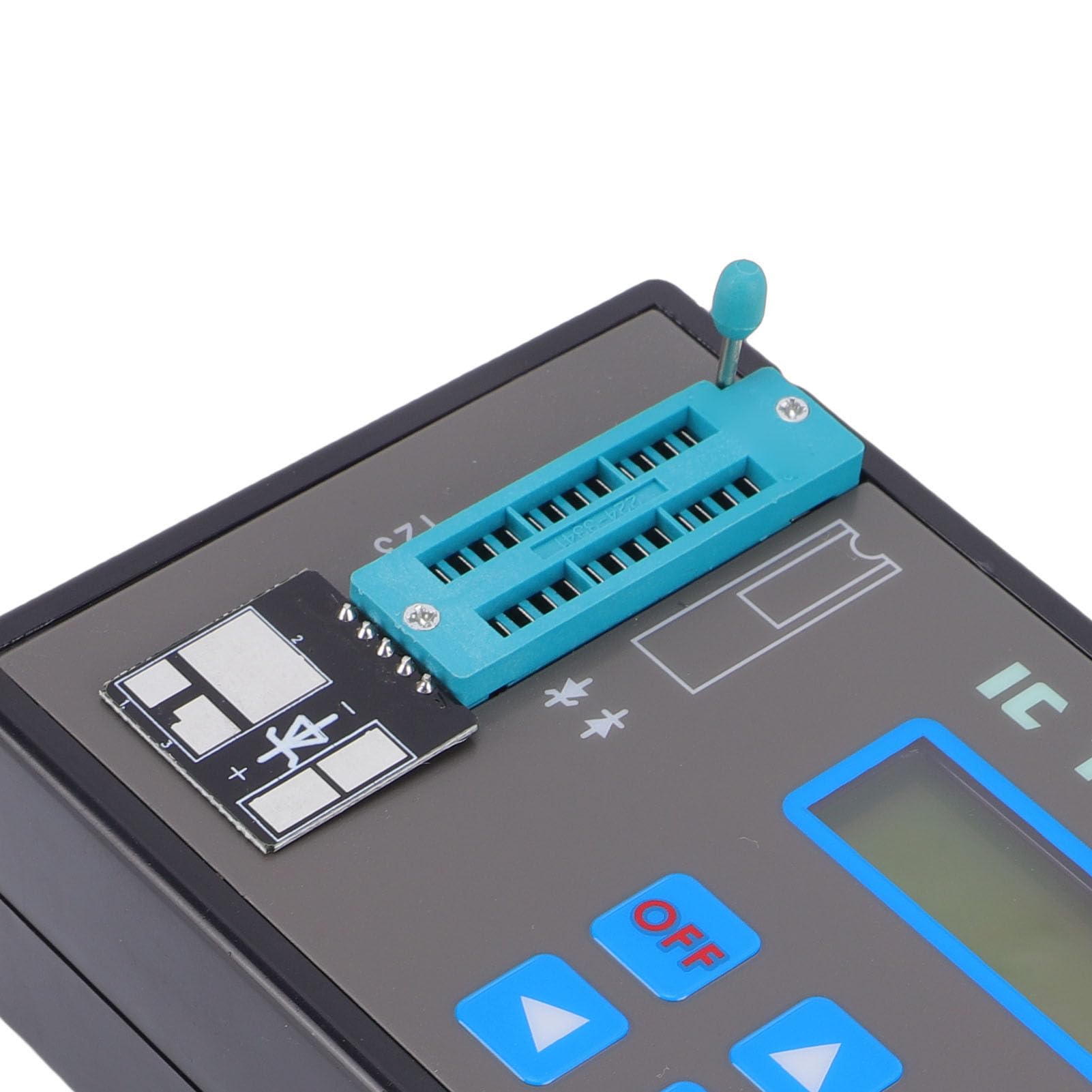 LED Ic Tester Transistor Tester Smd Componenti Elettronici Tester Multifunzione Transistor Diodo Triodo Ic Chip Tester per Moduli di Azionamento Manutenzione Componenti