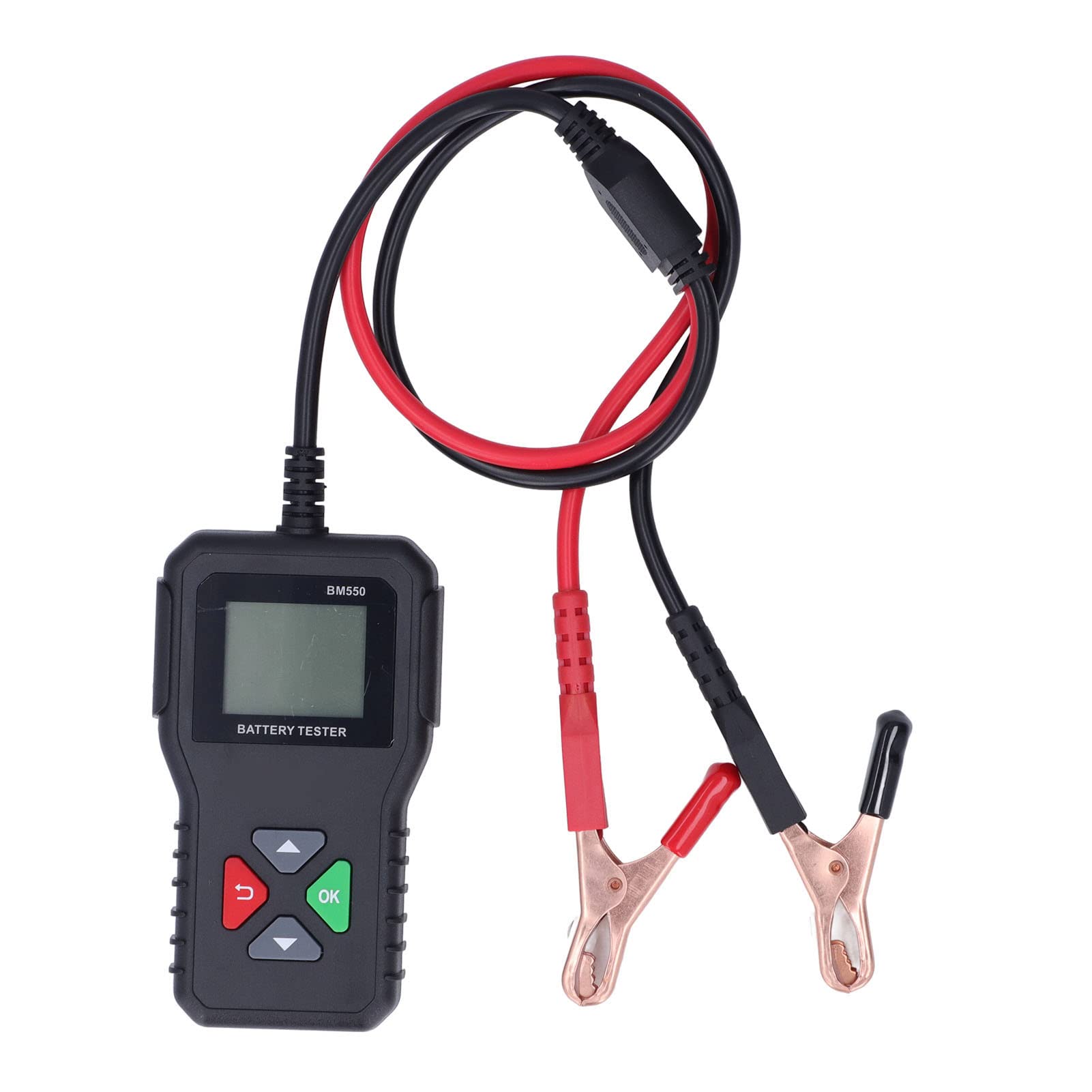 Jeanoko Tester Batteria 6V 12V 24V 3 in 1 Batterie per Autoveicoli Professionali Test di Vita Analizzatore Batteria BM550 per Automobili Moto Tosaerba Uso
