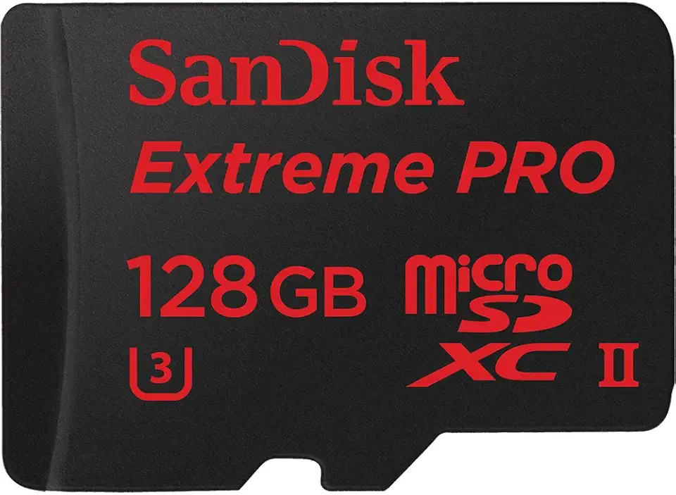 Sandisk Extreme Pro microSDXC, SQXPJ 128GB, U3, C10, UHS-II, 275MB/s R, 100MB/s W, 4x6, USB 3.0 Reader, Lifetime Limited