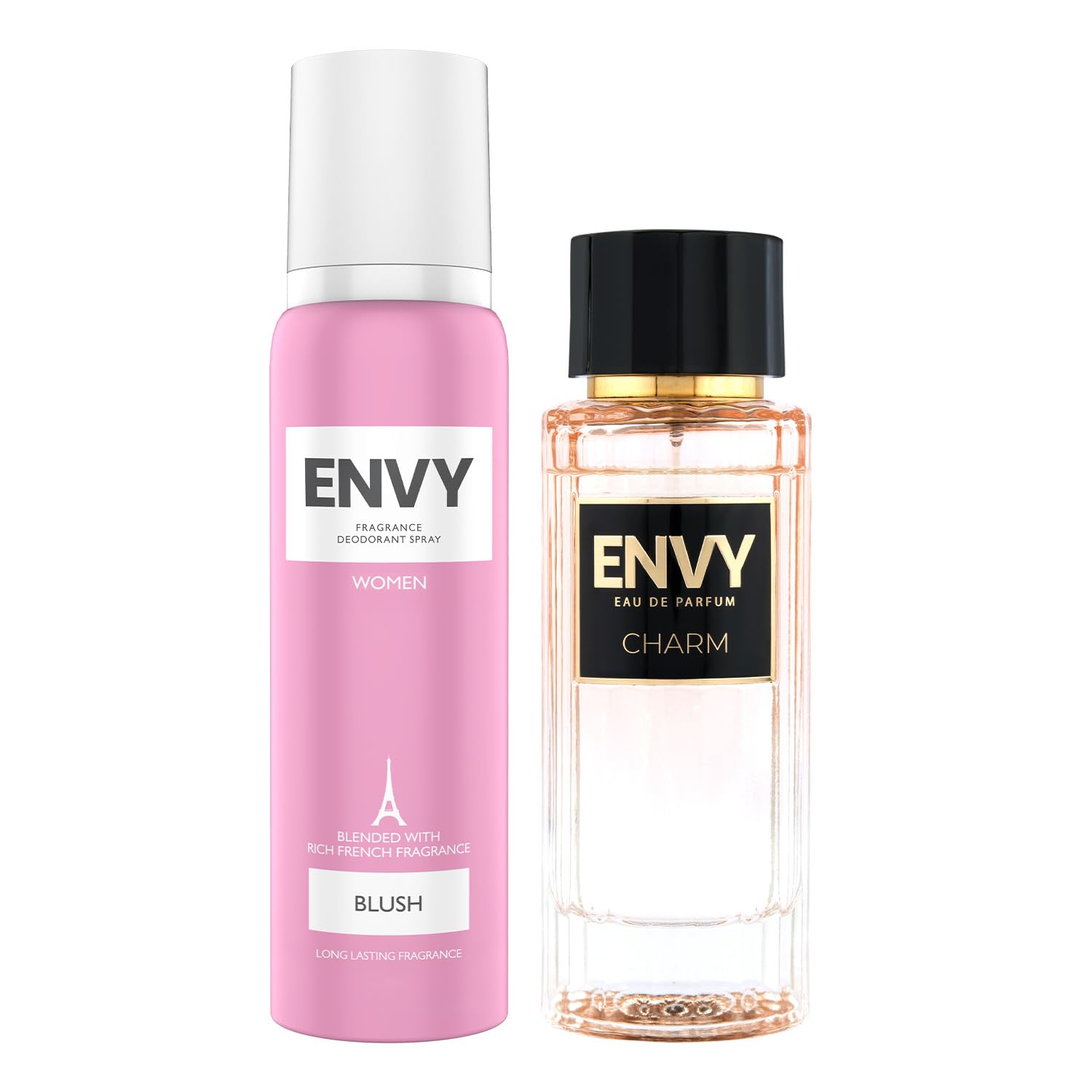 Envy Blush Deodorant 140 ML & Charm 100 ML Perfume For Women, Pack of 2 | Long Lasting Perfume-image-6