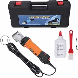 Tosquiadeira de pêlo de cavalo elétrico 690 W 6 velocidades de controle Kit profissional de tosquia de ovelhas para cães