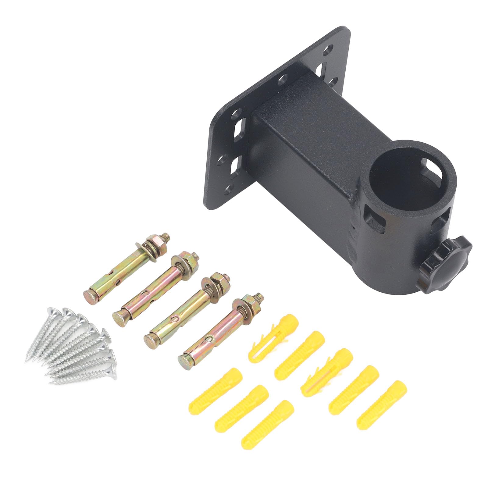 Kit di montaggio dell' Kit di montaggio compatto tetto a parete corta in lega di alluminio Design sicuro antivento per l'installazione dell' satellitare V2 con viti per tubi di