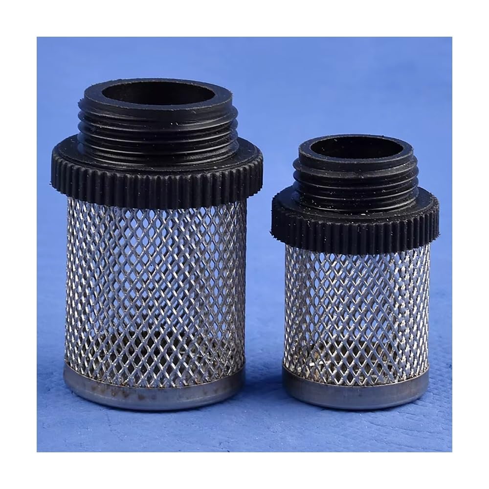 Crcrc Men's One Color Durable 304 Stainless Steel Water Filter Screen - 5Pcs, 1/2Inch-2Inch External Thread For Aquariums, Ponds(1/2In)