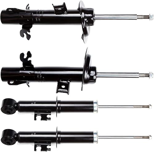 Miniatura 8 de LSAILON - Amortiguadores delanteros y traseros para 2002-2006 para amortiguadores Mini Cooper con 334622 334621 341924