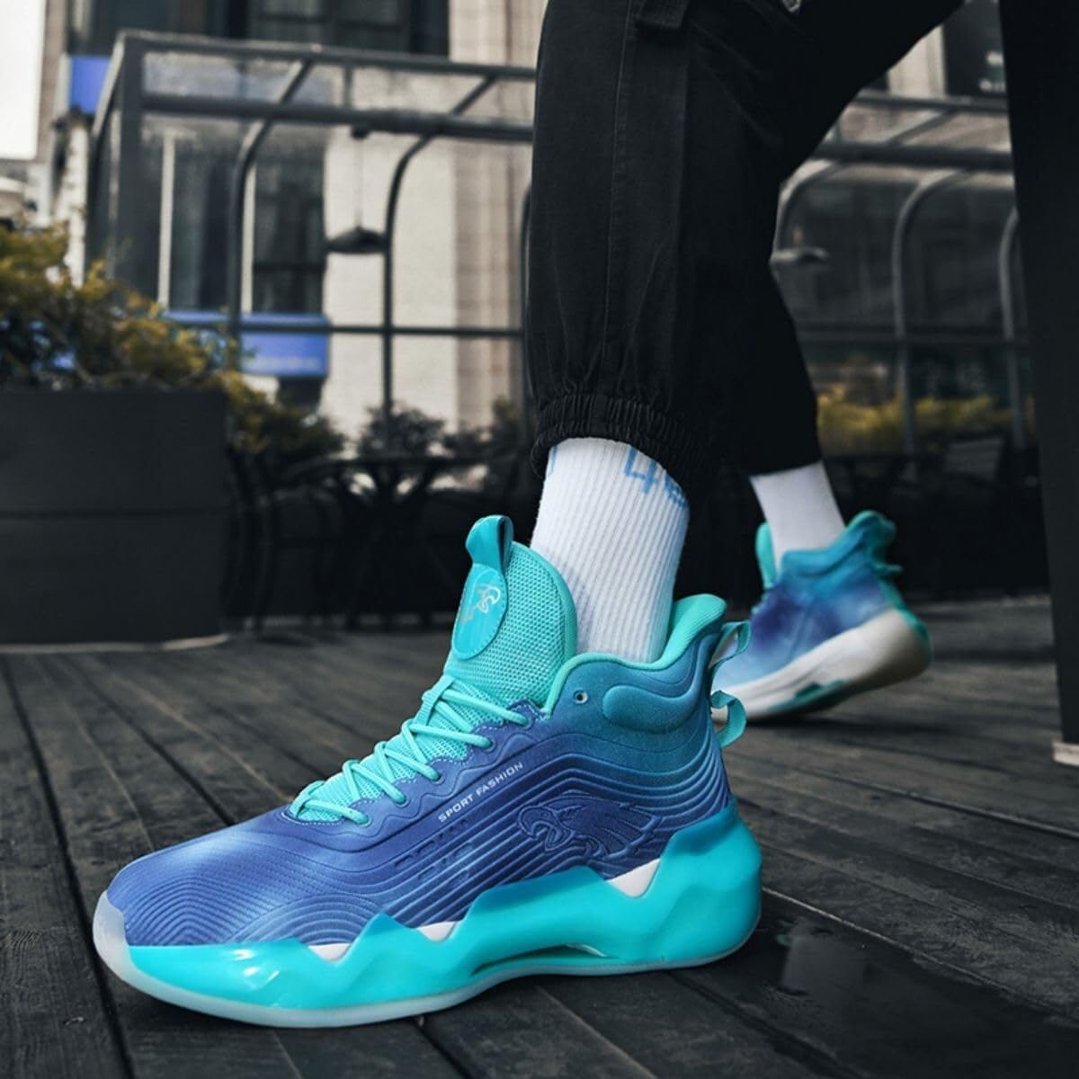 Scarpe Basket Unisex Alte, Traspiranti e Antiscivolo Outdoor
