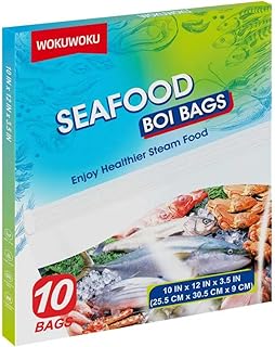 Seafood Boil Bags Small Size Boil Bag for Cooking Seafood, Fish, Crab, Shrimp, and Veggies