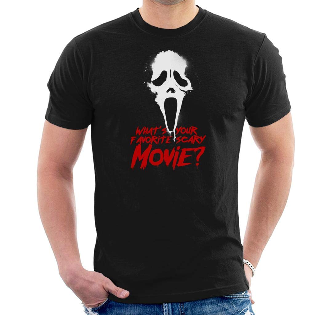 Scream Favourite Scary Movie Men's T-Shirt Black