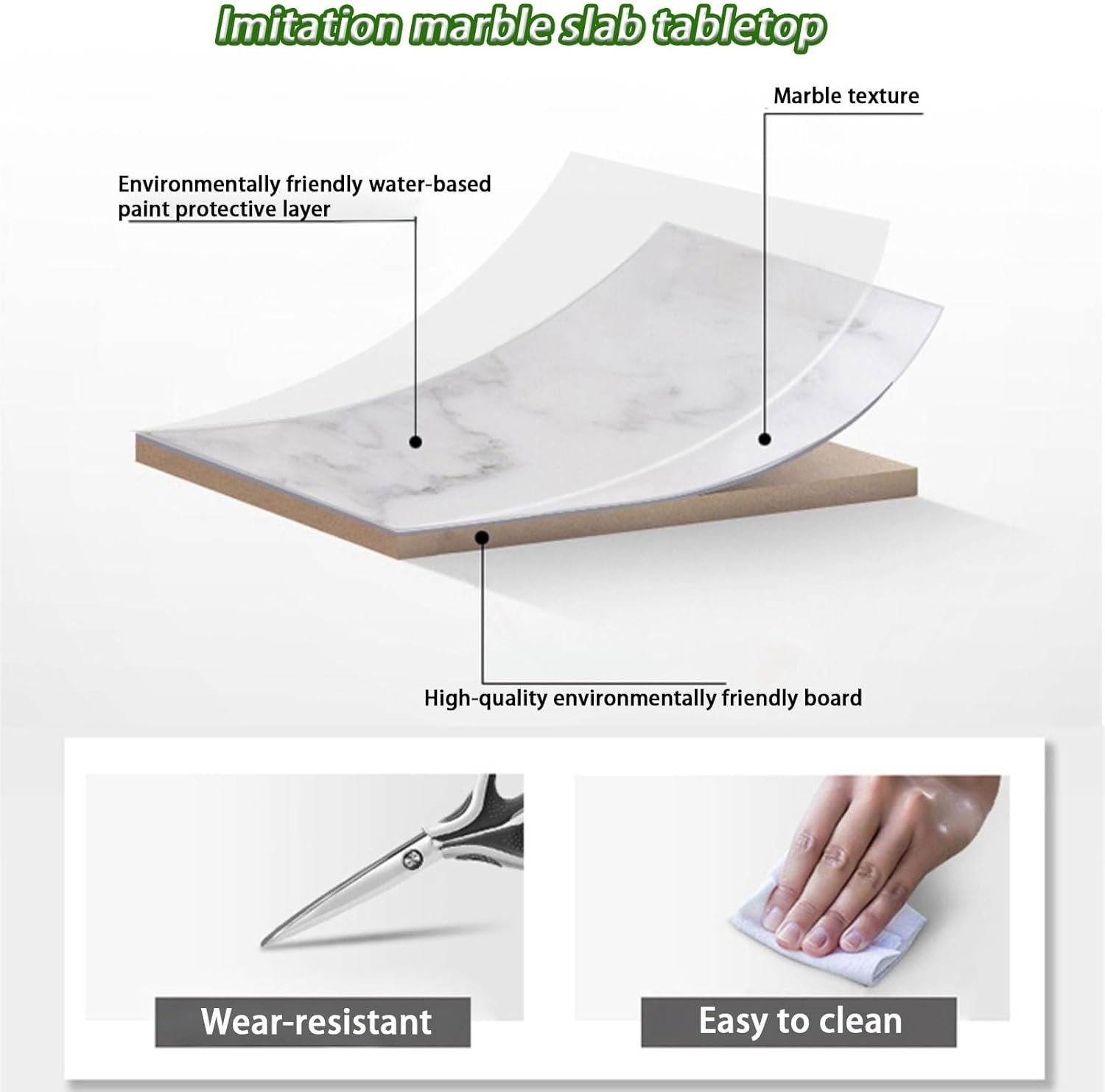 Office Reception Round Table and Chair Set Stable and Strong Small Conference Table Negotiation Table and Chair Set Home Office Desks Conference Room Table Bold Metal Base(Orange)