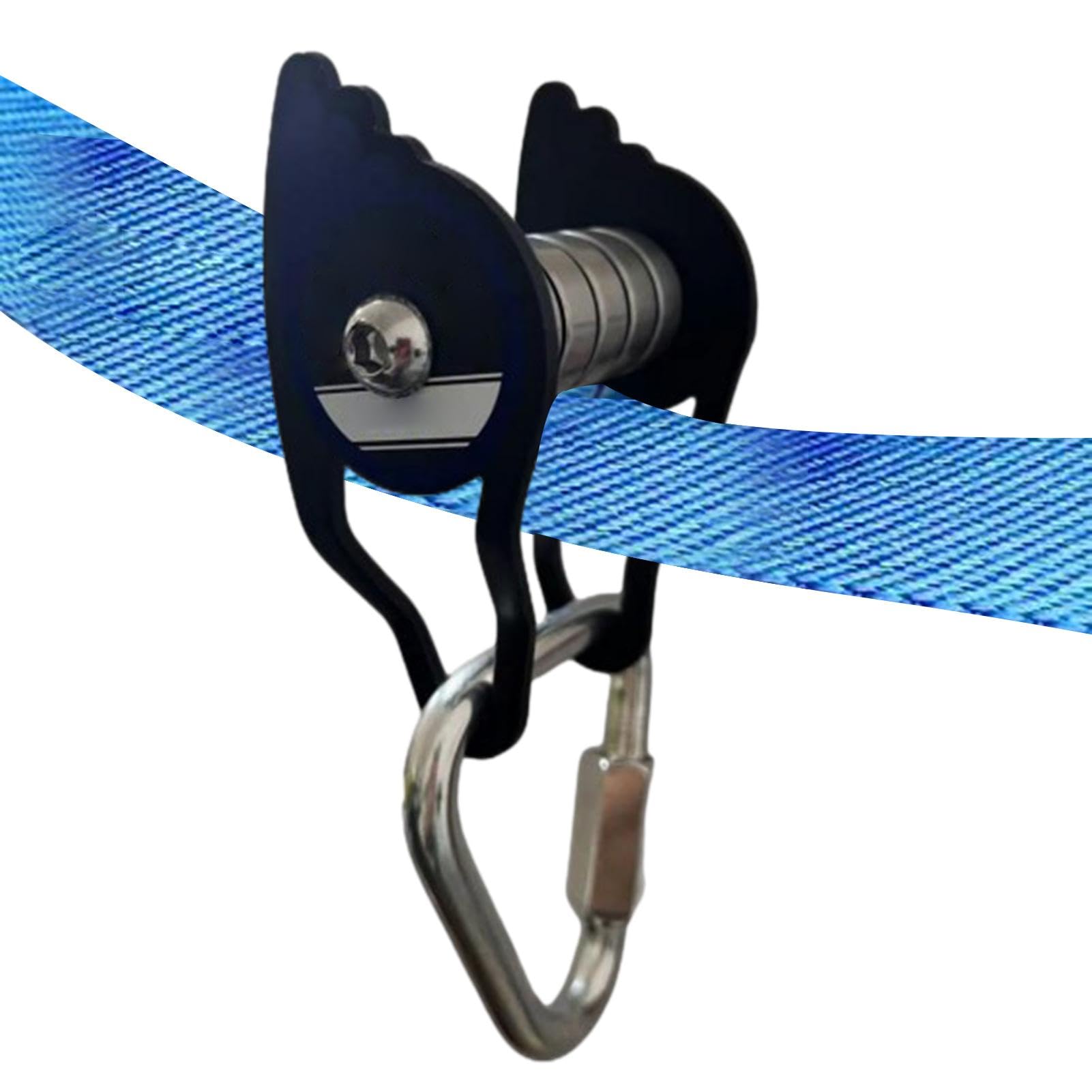 slackliine Pulley System - Children’s Obstacle Course, slackliine Gear | drable Zip liine Pulley with 6 Wheels | Simple Setup, High Load Capacity Zip liine Equipment for Kids Aged 5 and Up