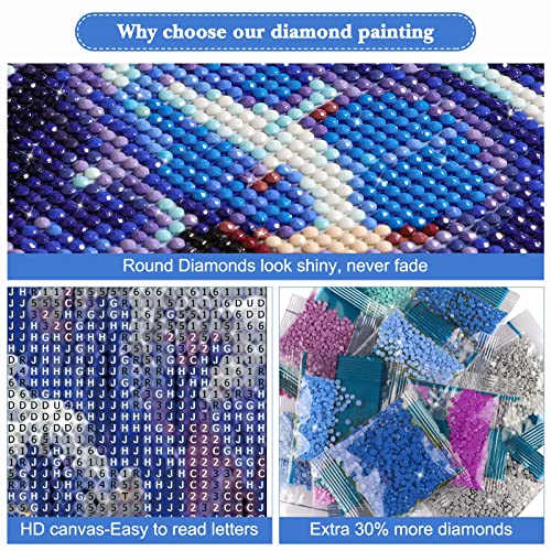 DAERLE Diamond Painting Kit Completo, Pittura
