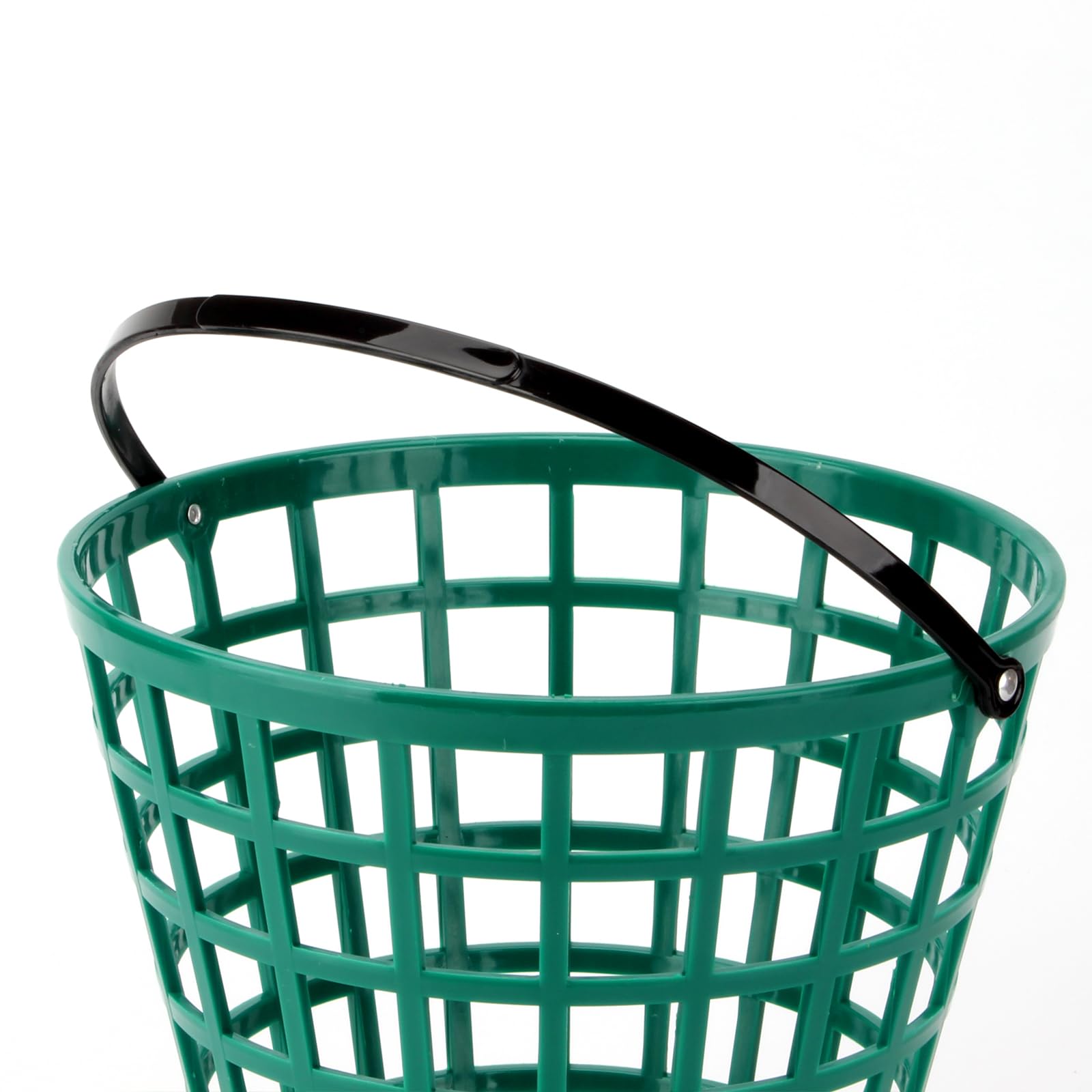 Golfballkorb, ABS-Golfballbehälter, Eimer mit Griff, Ballhalter enthält Stadionzubehör, Golfball-Aufbewahrungseimer für Golf, hält 100 Bälle, 2 Stück
