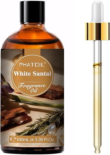 Miniatura 28 de Aceite de Fragancia de Almendra y Vainilla PHATOIL para Aromaterapia, Aceites Difusores de 3.38 FL. OZ para el Hogar, Perfectos para Aromaterapia,