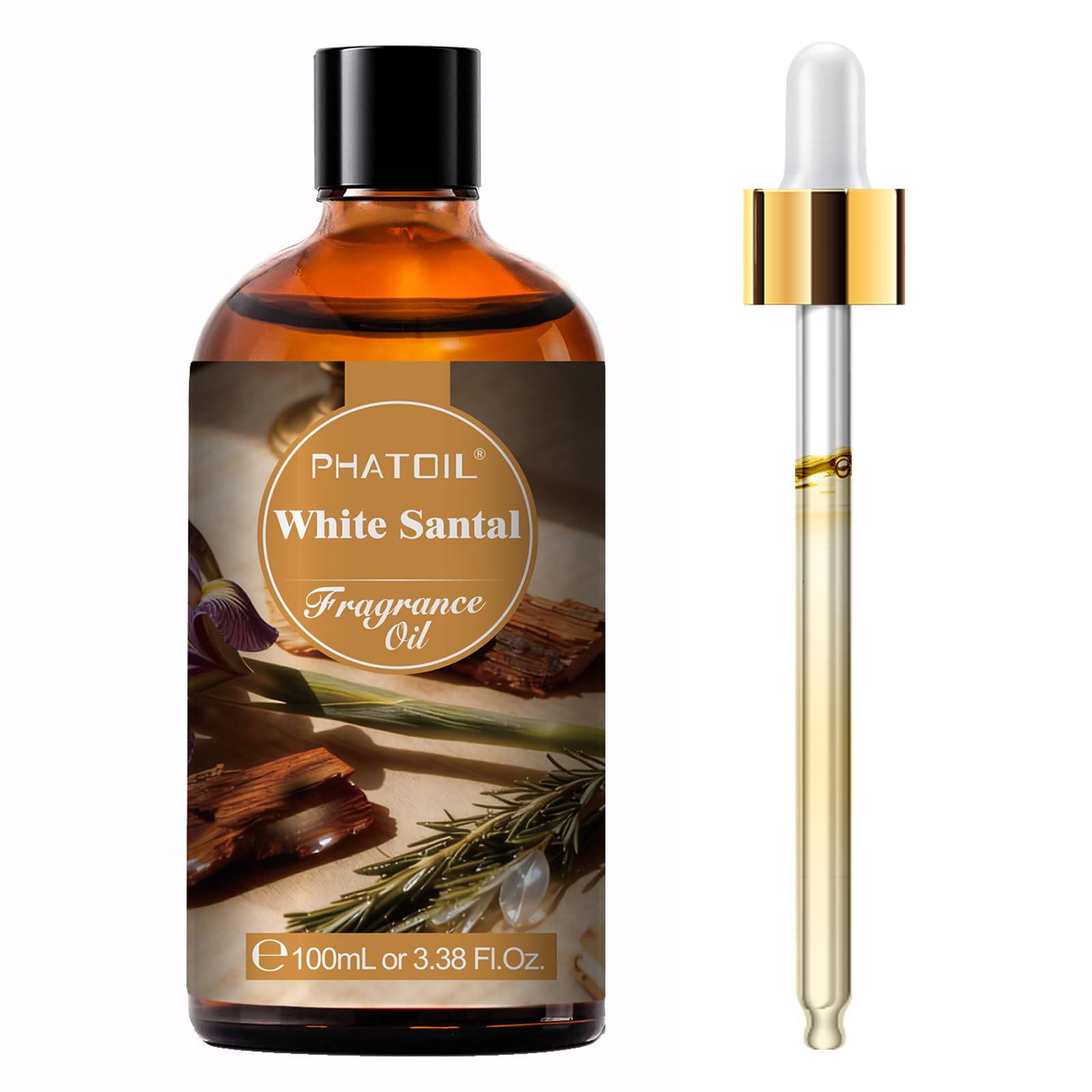 White Santal Fragrance Oil for Diffuser Aromatherapy 3.38FL.OZ