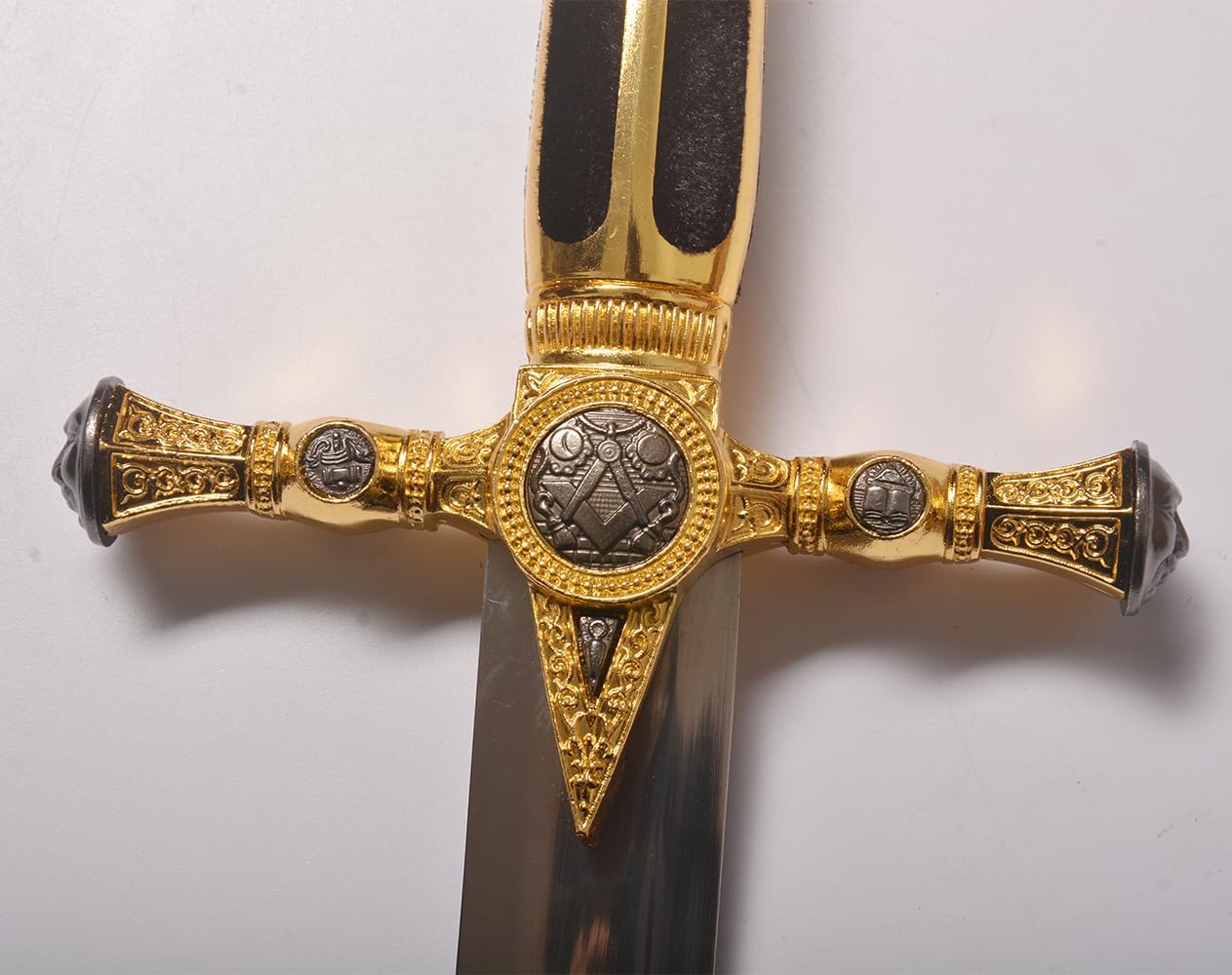 Stainless Steel Medieval Star of David Sword King Solomon Sword for Cosplay, Collection-33.1 Inch - Image 9