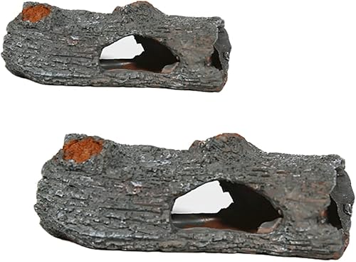 Miniatura 1 de 2 piezas de madera muerta restos reptichip juguete animales resina artesanía cerámica acuario registro decoración acuario decoración decoración de