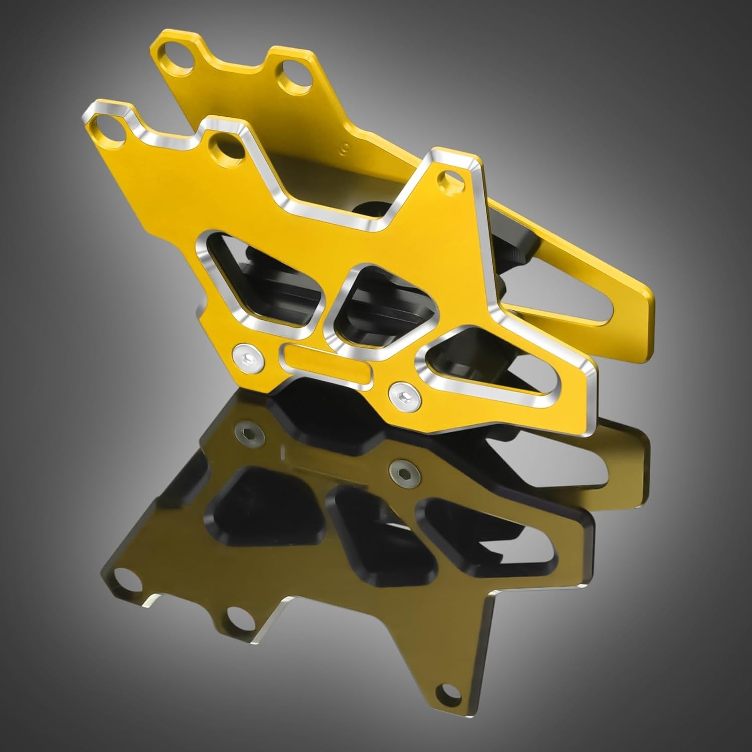 DRZ400S/E/SM Rear Chain Guide Saver Protecter Compatible with DRZ 400S DRZ 400E 2020-2024 DRZ400SM 2005-2024 RMZ250/450 Motorcycle Sprocket Guard Chain Protector (Gold)