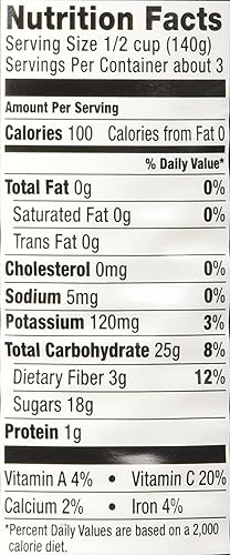 Miniatura 4 de Conservas de frutas Oregon Fruit Products, lata de 15 oz (Paquete de 3) (Elija la fruta abajo)