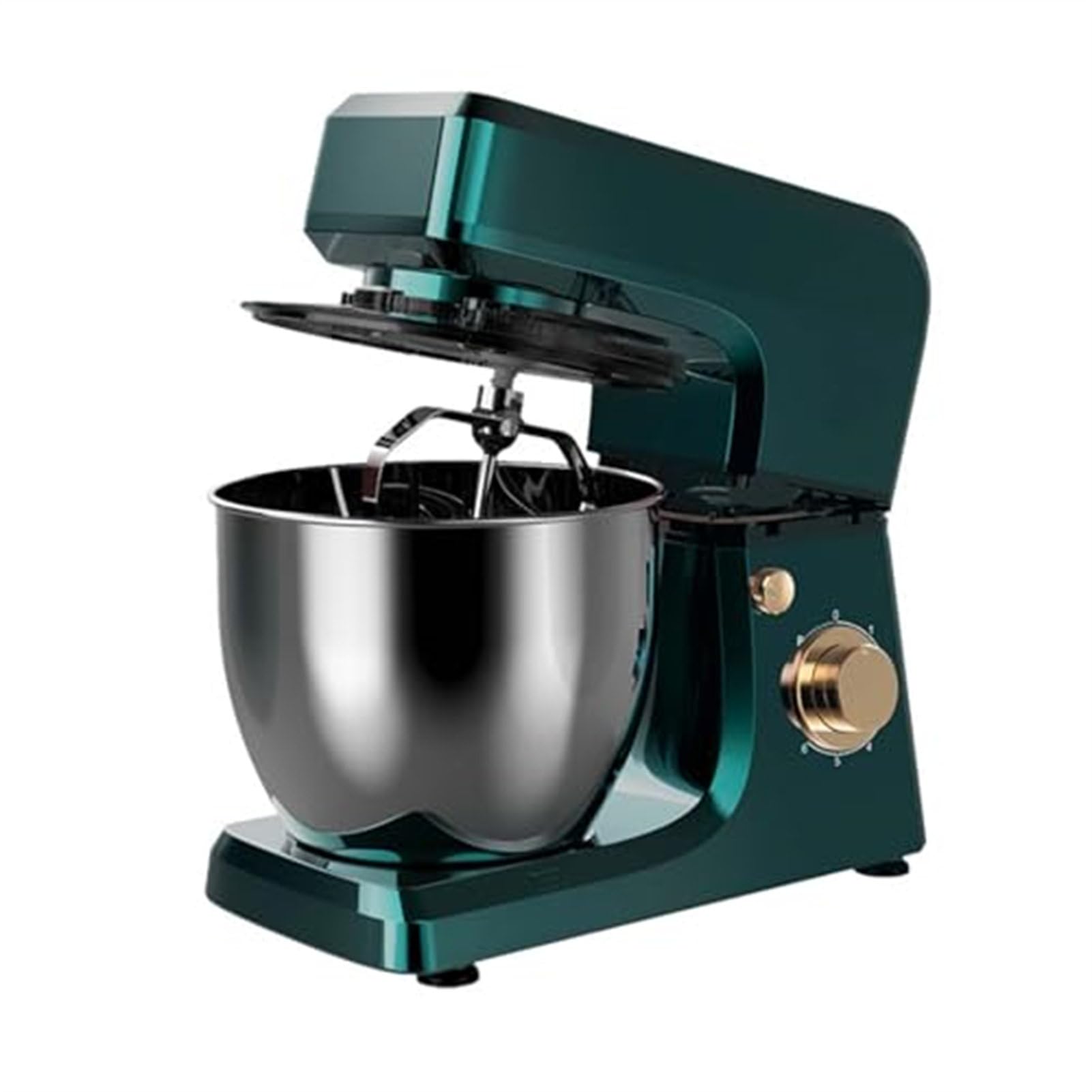 miksery do pieczenia Mieszarka do ciasta Mikser stojący 1800W z misą 10L, mikser kuchenny do wyrabiania ciasta i ubijania (Green)