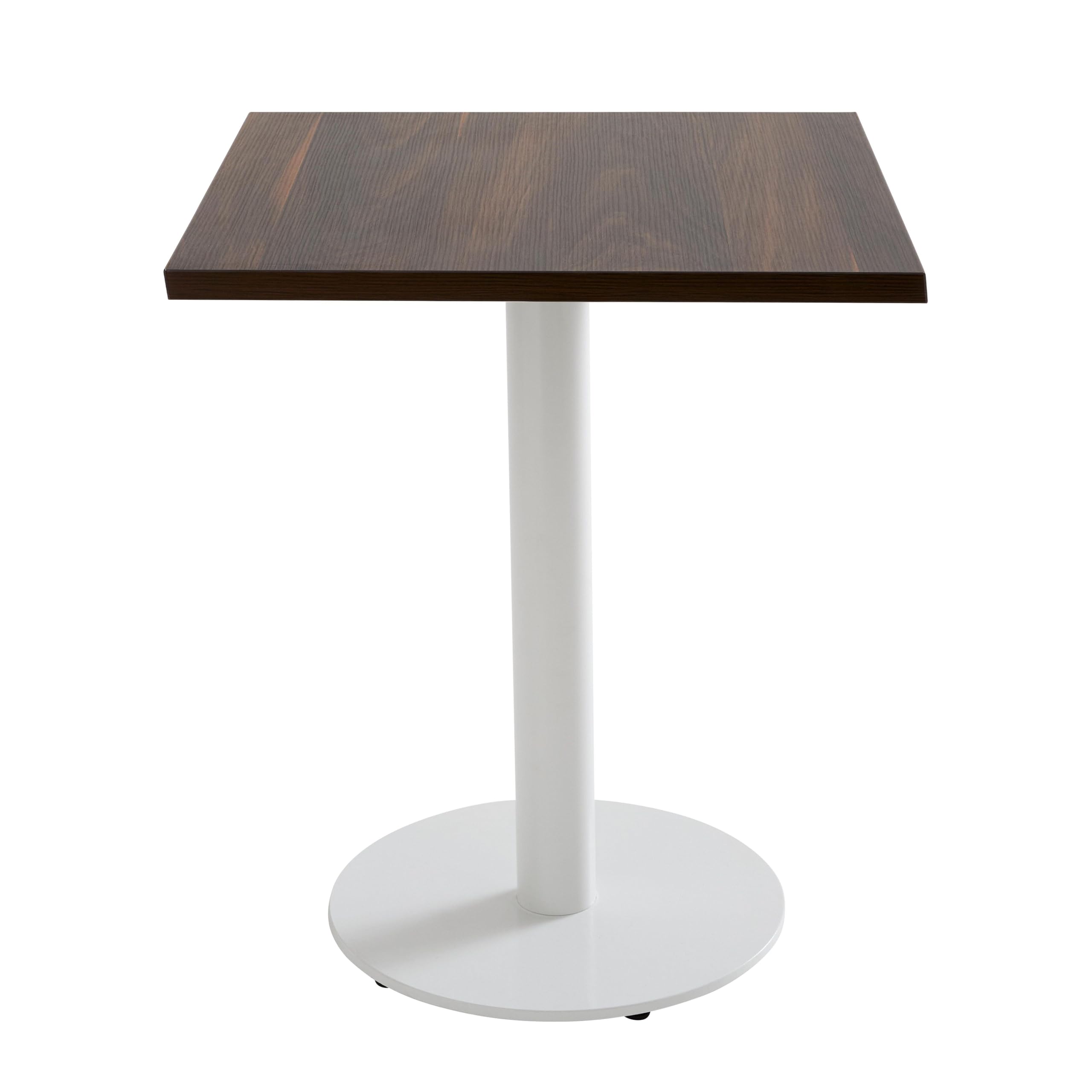Oviala Plateau de Table carré stratifié 60 x 60 cm Bois foncé