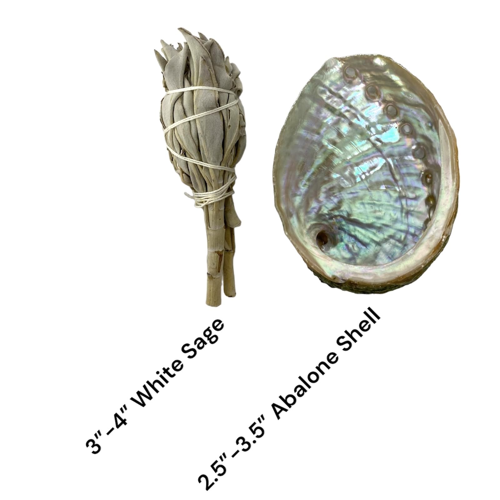 NessaStores 2 pc Sage Smudge Kit with 3