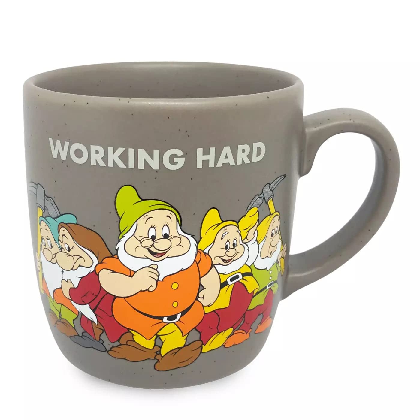 Disney Parks Exclusive - Ceramic Coffee Mug - Working Hard / Hardly Working - Seven Dwarfs