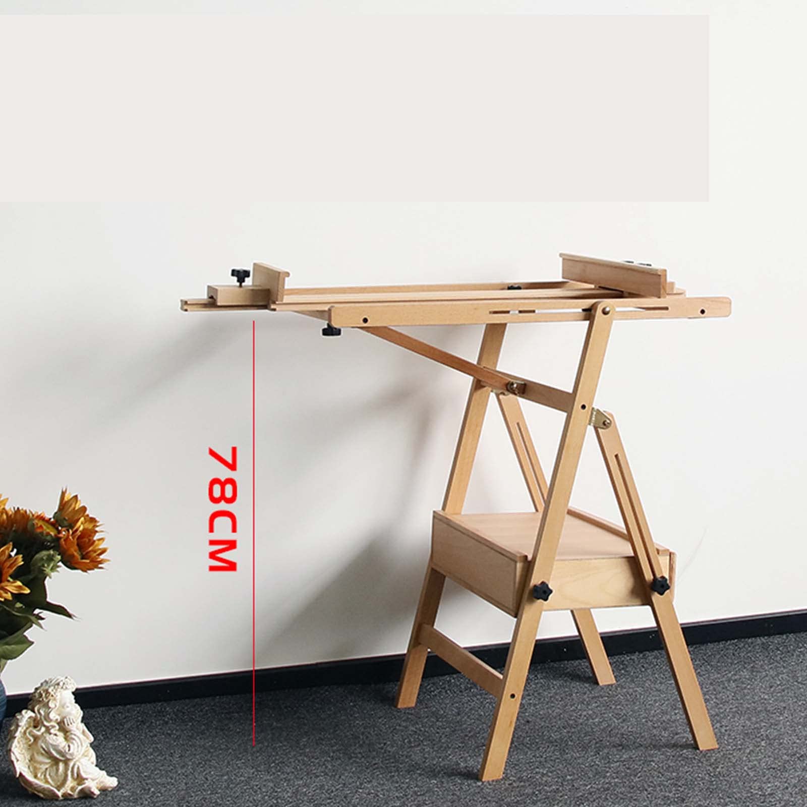 【最終値下げ！】入手困難！フランス イーゼル 木製 折りたたみ可 店舗POP用品 > イーゼル：レイメイ藤井