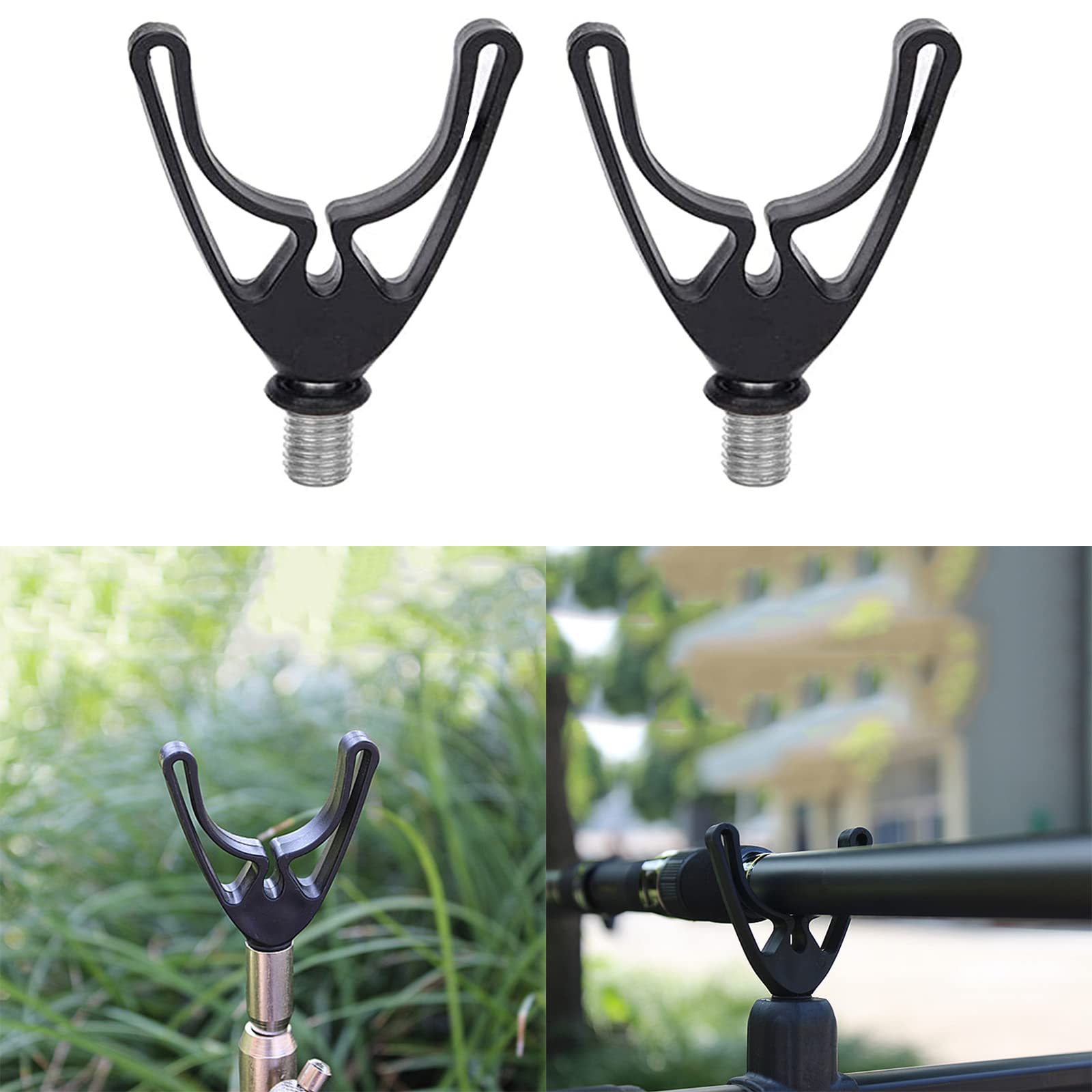 Zerone Porte-canne à Pêche Support De Canne à Pêche Feeder Pod Stand