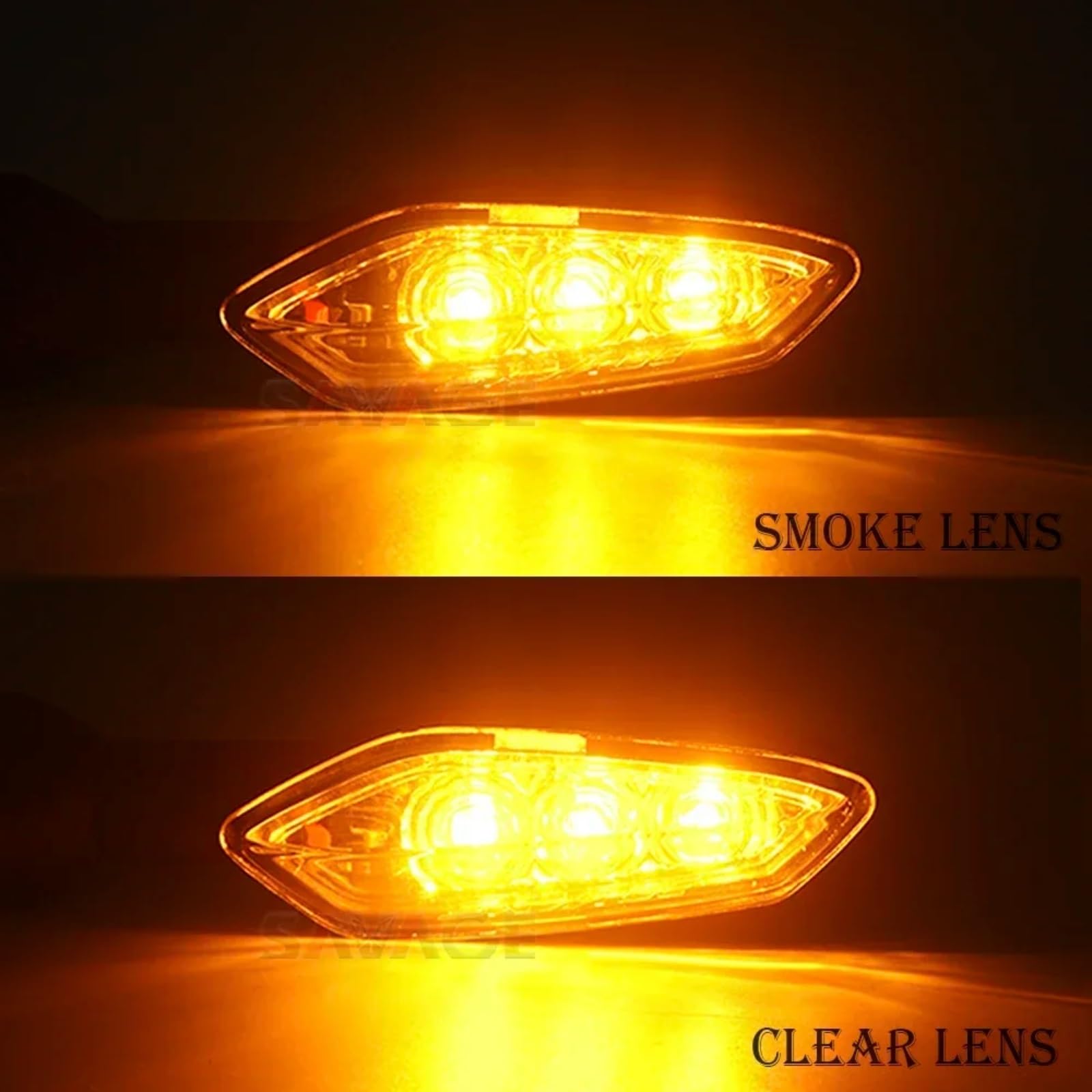 Compatibile Con Ducati Per Monster 1200R 2016 2017 2018 2019 2020 Per Monster 797 2017-2020 Luminoso Indicatore Di Direzione Anteriore O Posteriore Ambrato(Clear,4pcs)