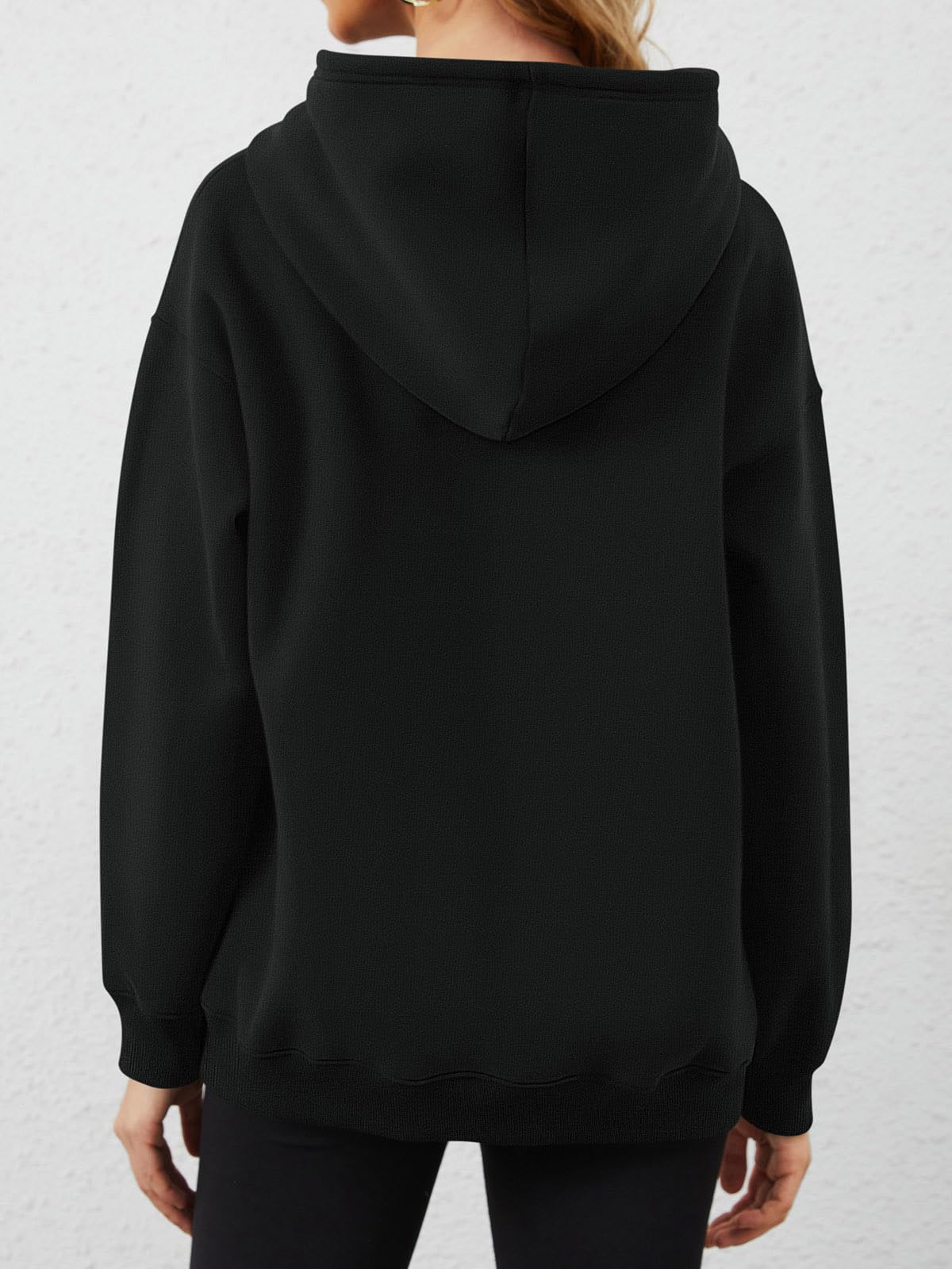 Tomwell Oversized Hoodie Damen Winter Pullover Casual Kapuzenpullover Langarm Sweatshirt Tops mit Taschen