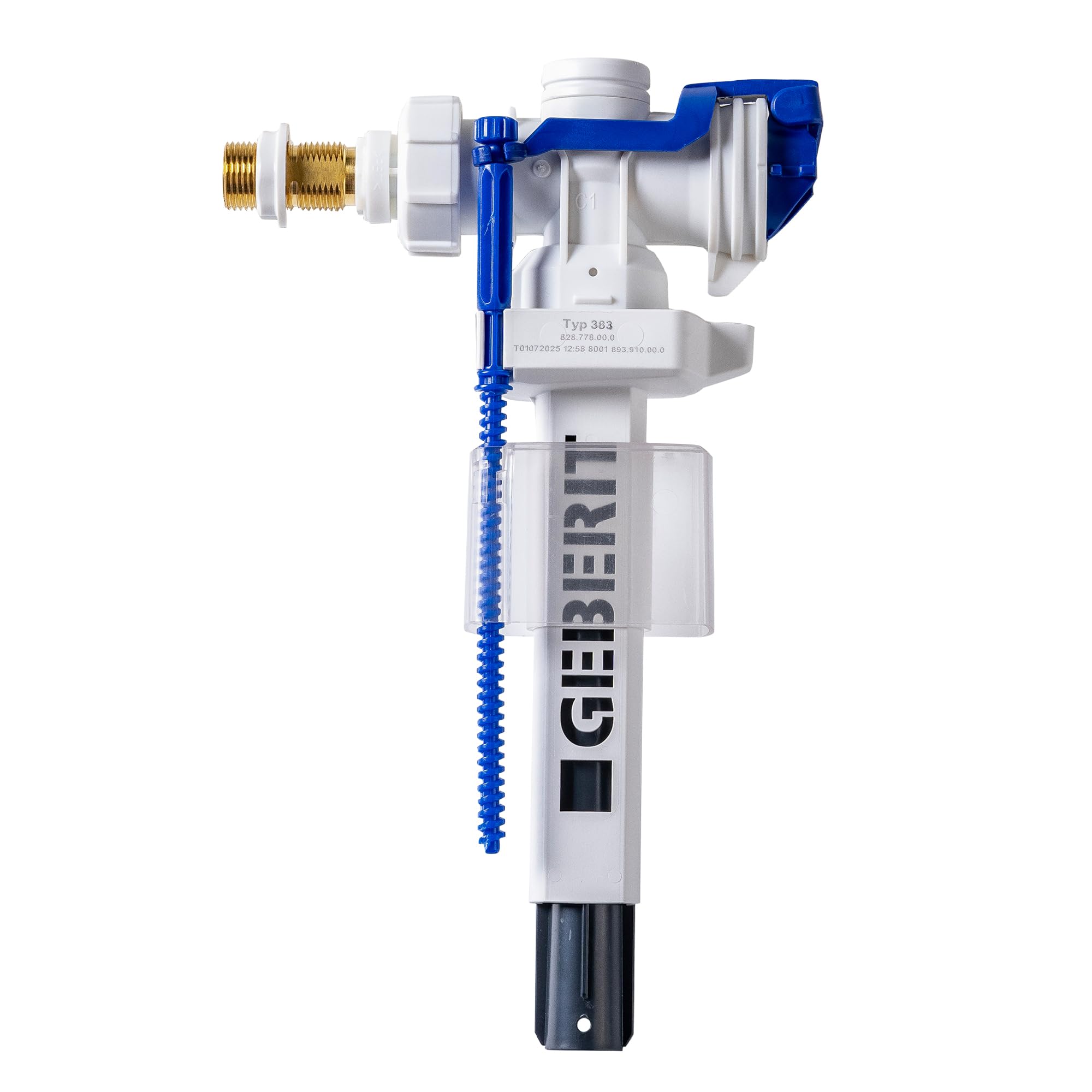 Geberit Typ 383 Seitenfüllventil 3/8 Zoll – Messing-Zulaufventil für Spülkasten 222.019.00.5