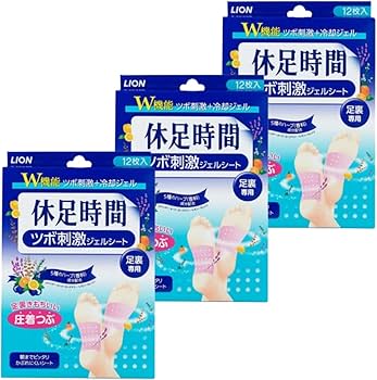 Amazon.co.jp: 【まとめ買い】3個セット 休足時間 ツボ刺激ジェル