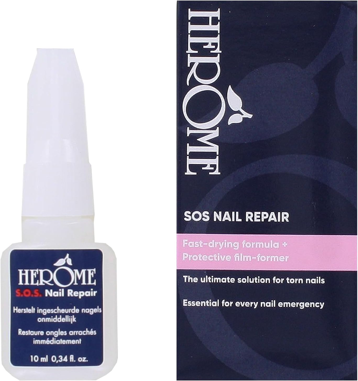 SOS Nail Repair 10ml | Nail Glue for Broken Nails, Repairs Torn Nails, Instant Nail Repair, for Natural Nails