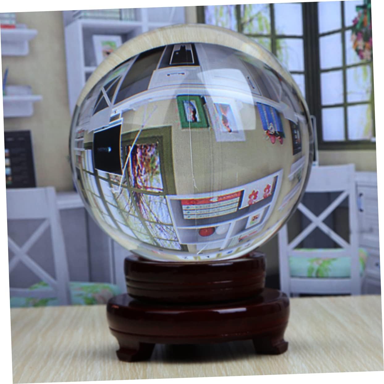 Crystal Ball Photography Prop 100mm Decor Balls Decorative Spheres for Home