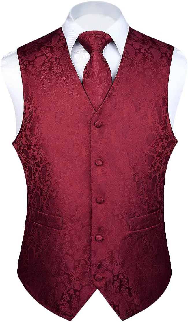 Enlision Waistcoats for Men Paisley Wedding Uganda Ubuy