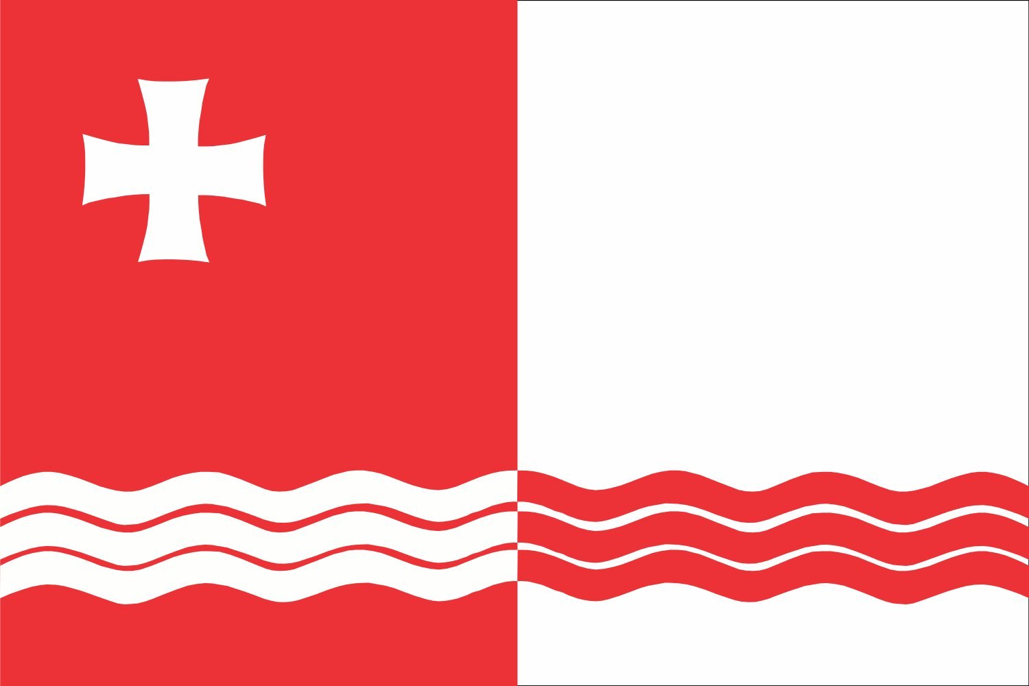 Drapeau paysage Gardabani l'emblème de municipalité pour vos cérémonies