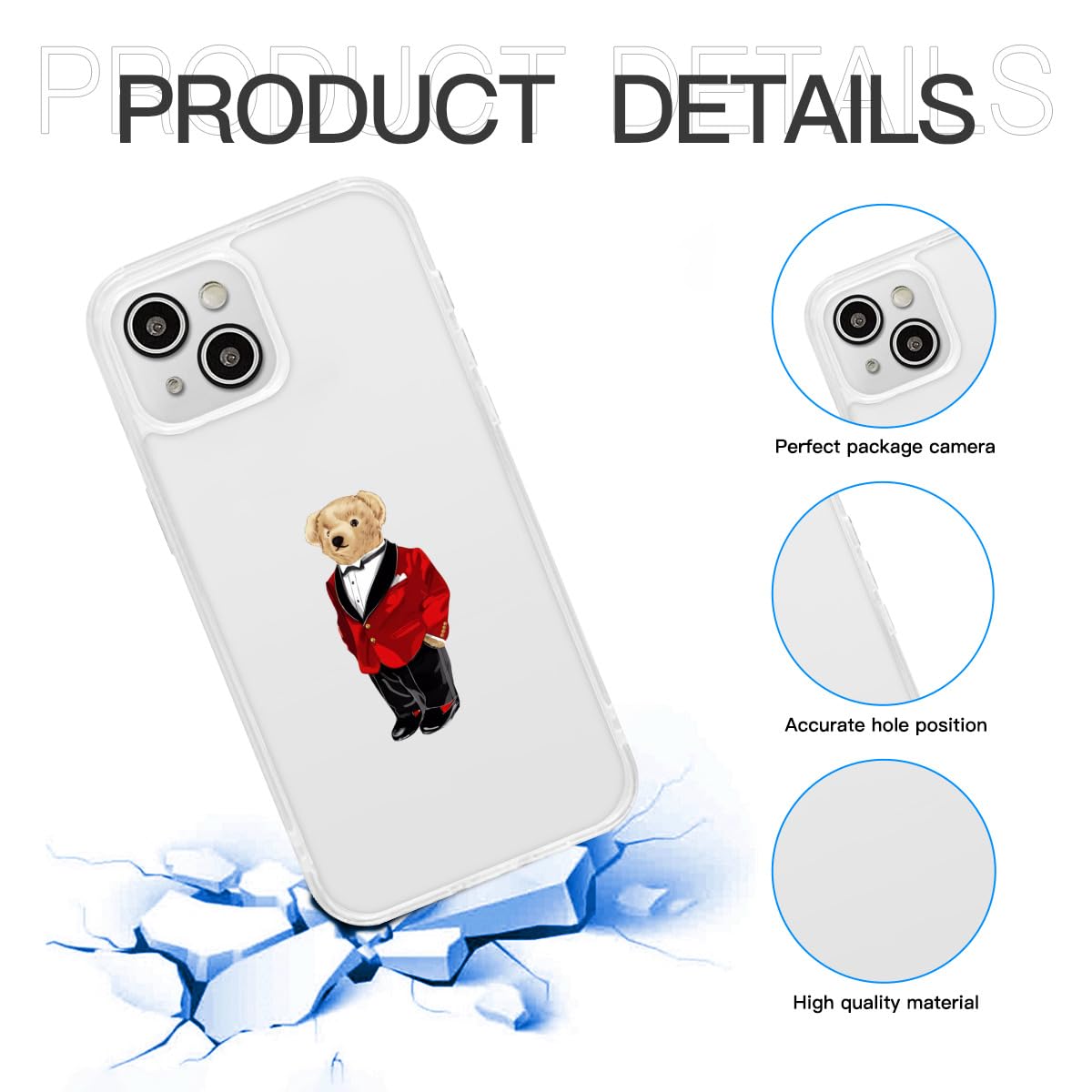 Amazon.co.jp: くま ポロベアー bear polo bear iPhone 15 ケース