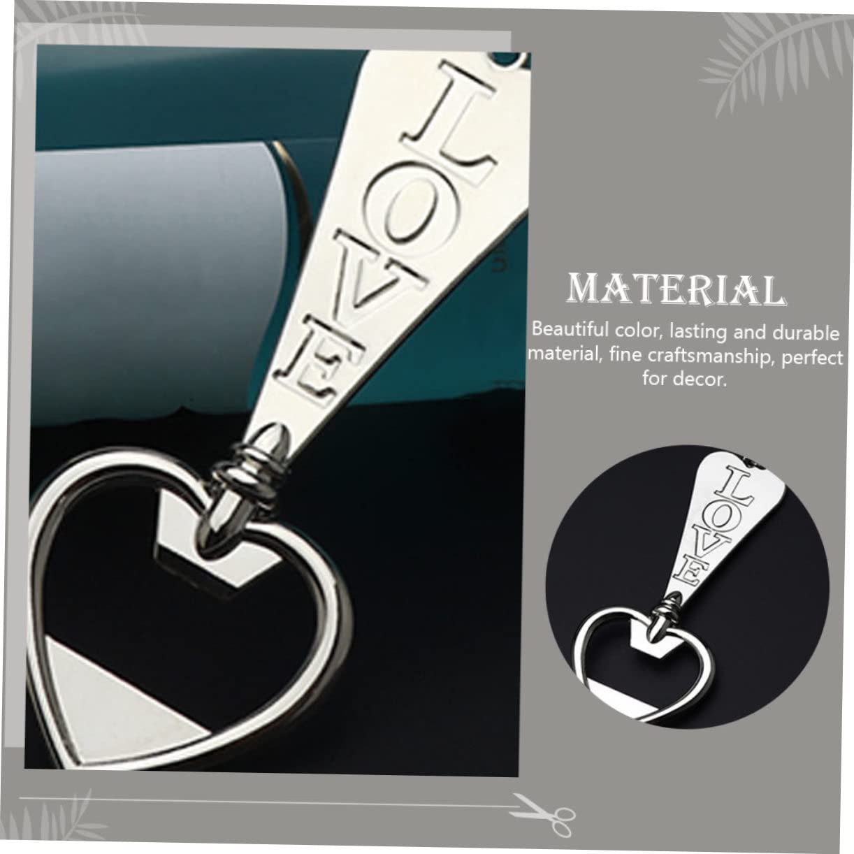   ハート型ボトルオープナー Amazon | KJHBV 5個 愛の栓抜き ラブハートキーホルダー