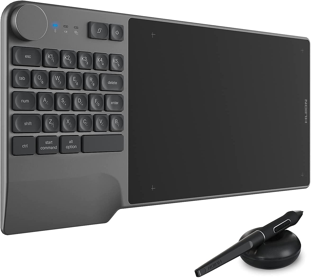 HUION Inspiroy Keydial KD200 Tableta de dibujo con gráficos