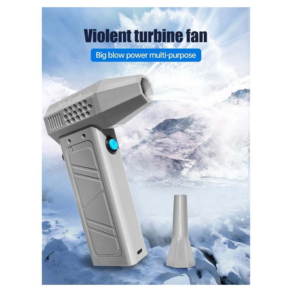 Souffleur Puissant Ventilateur de Conduit à Grande Vitesse Ventilateur à Jet Turbo 140 000 Tr/Min Vitesse Du Vent 52 M/S Ventilateur Turbo Moteur Sans Balais Souffleur Violent,B