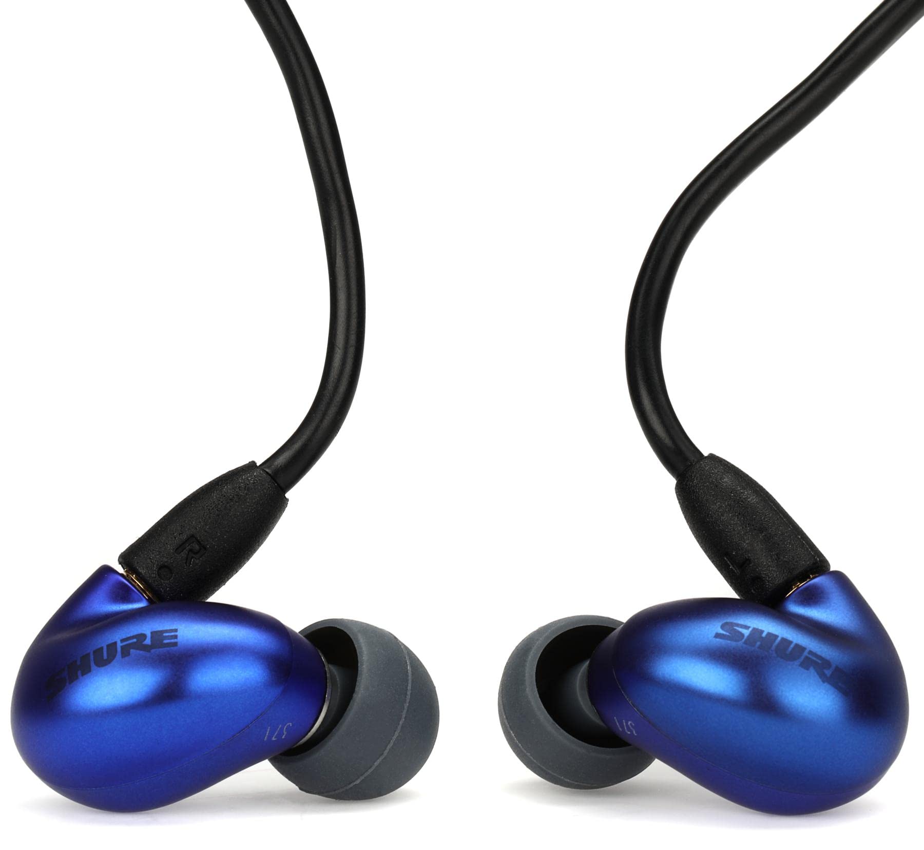 Shure SE846 Wired Sound Isolating Earbuds, High Definition Sound + Natural Bass, Four Drivers, Secure in-Ear Fit, Detachable Cable, Durable Quality, Compatible with Apple & Android Devices - Blue