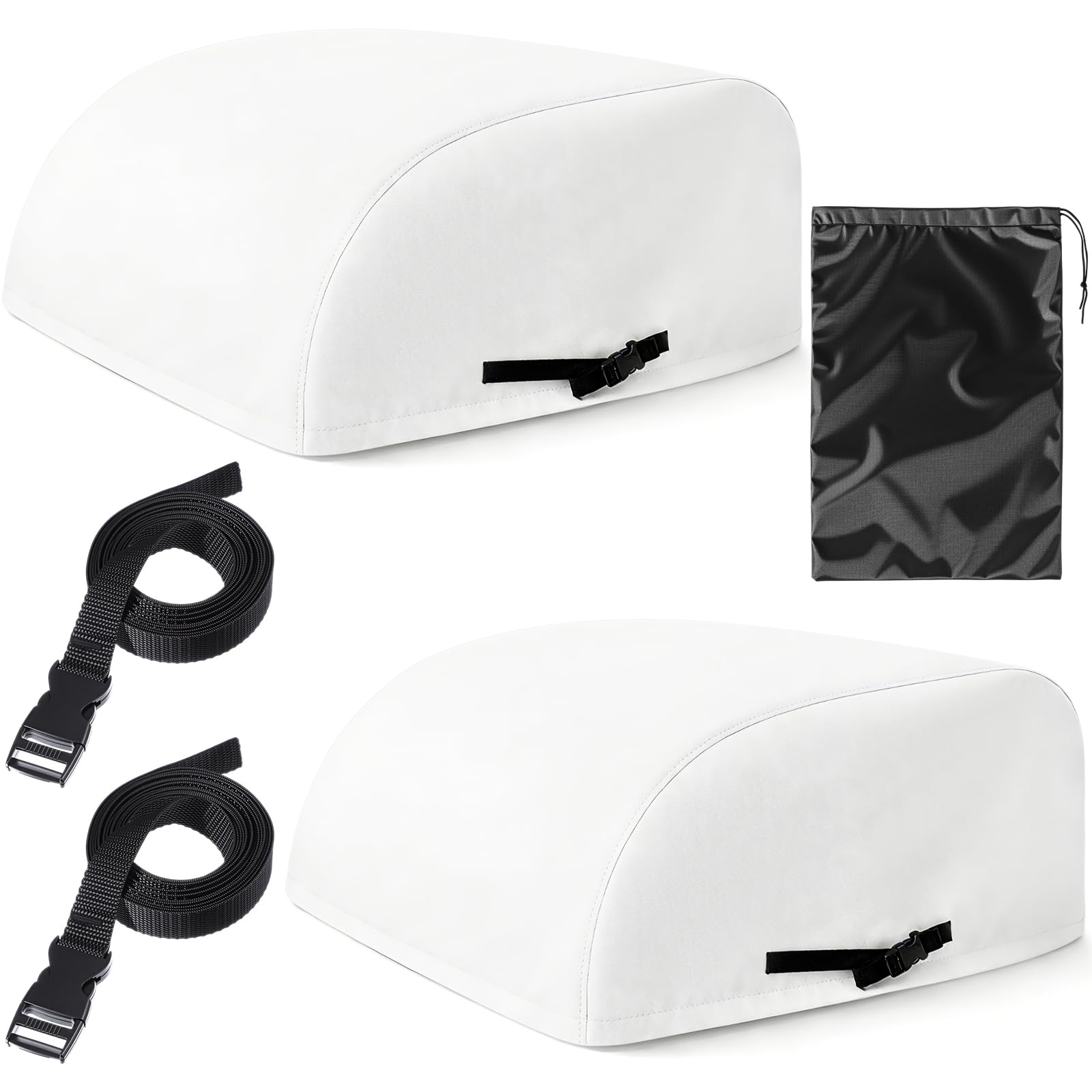 Photo 1 of ***missing storage bag***
Outus RV Air Conditioner Cover - 2 Pack, White
