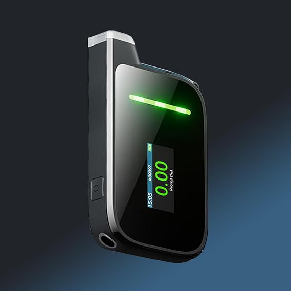 Pro Dijital Alkolmetre | USB Şarjlı, LED Ekranlı, Hızlı ve Hassas Promil Ölçer